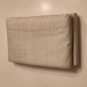 The Company Store Neutral Textured Cream Duvet Cover